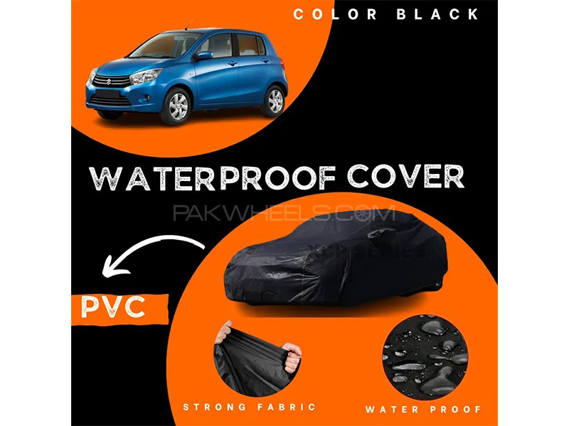 Suzuki Cultus 2017-2023 Polymer Coated Top Cover | Waterproof | Double Stitched | Black  Image-1