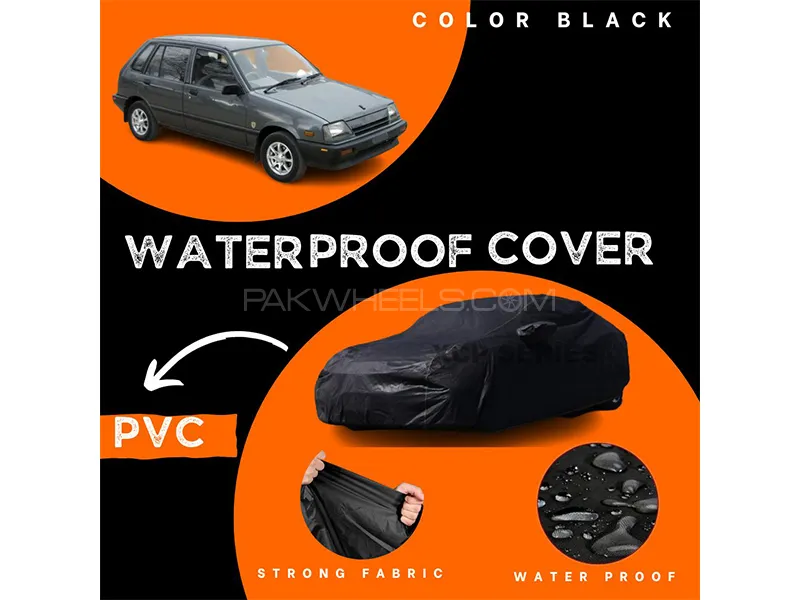 Suzuki Khyber 1988-1999 Polymer Coated Top Cover | Waterproof | Double Stitched | Black 