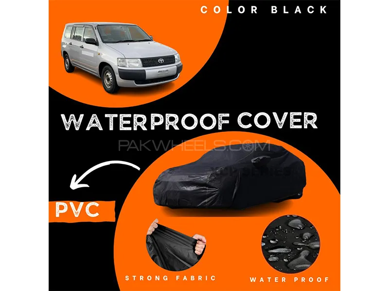 Toyota Probox 2002-2014 Polymer Coated Top Cover | Waterproof | Double Stitched | Black  Image-1