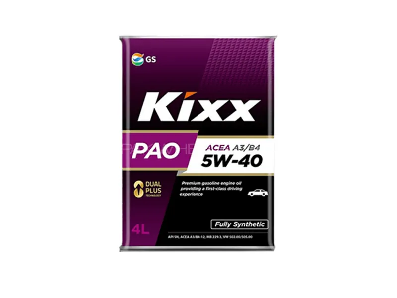 Kixx PAO API SN/CF 5W-40 Engine Oil - 4 Litre  Image-1
