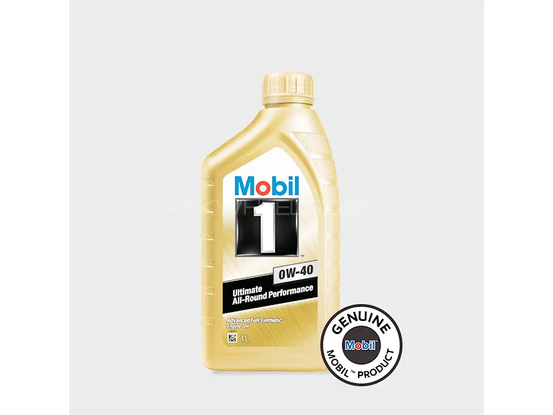 Mobil 1 Imported 0W40 SN Engine Oil - 1L Image-1