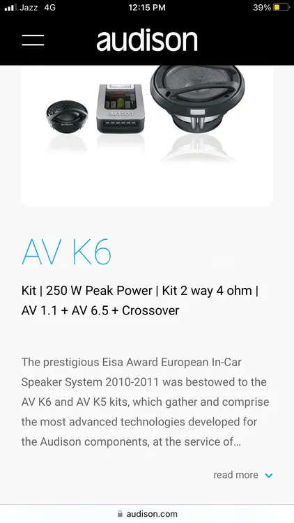 audison avk6 Image-1