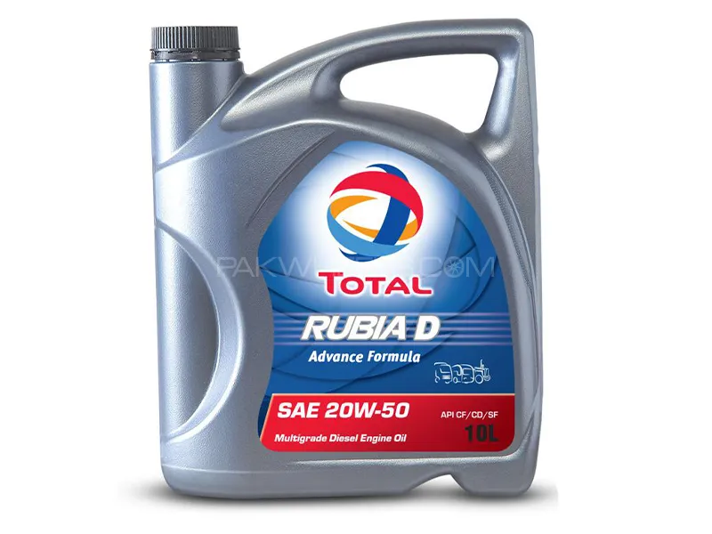 Total Parco Rubia D SAE 20W-50 CF/CD HD 200 Engine Oil - 10L  Image-1