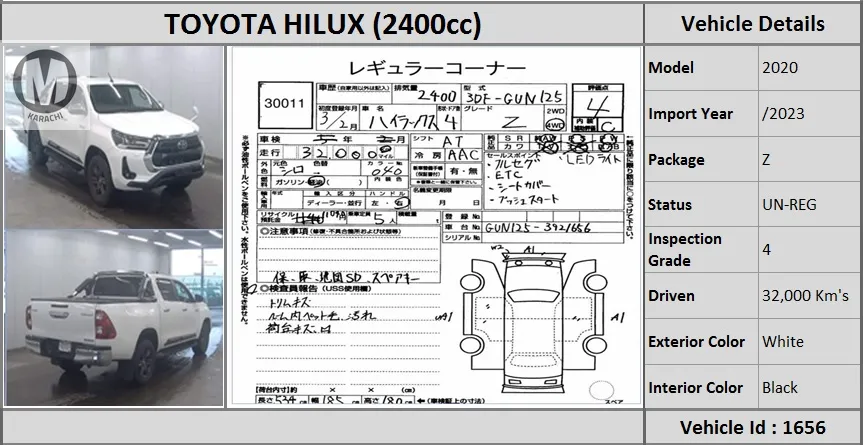 Toyota Hilux 2020 for Sale in Karachi Image-1