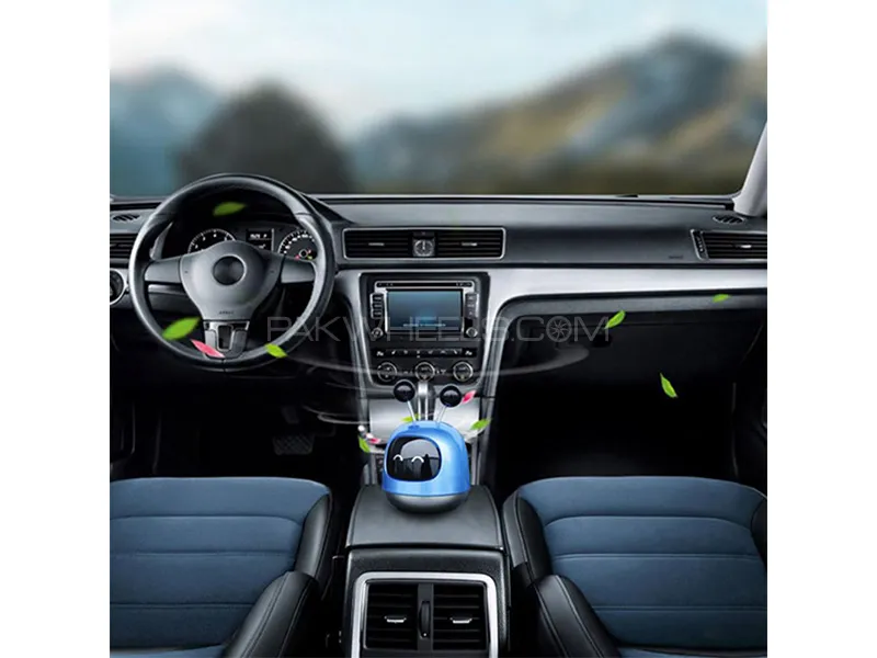 Robot Style Car Perfume - Blue | Air Freshener Image-1