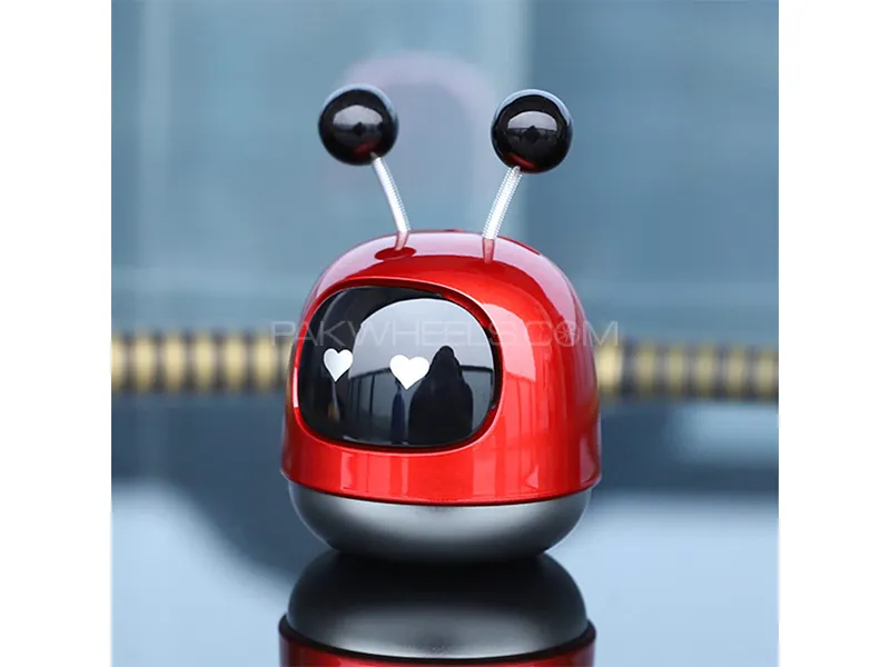 Robot Style Car Perfume - Red | Air Freshener  Image-1
