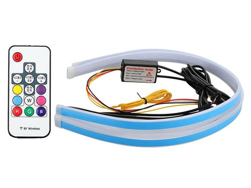 RGB DRL LED Light Headlight Strip With Remote | LED lights  RGB DRL LED Light Headlight Strip With Remote | LED lights