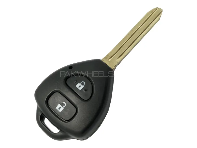 Replacement Key Shell Case Cover with 2 Buttons For Toyota Vitz Image-1