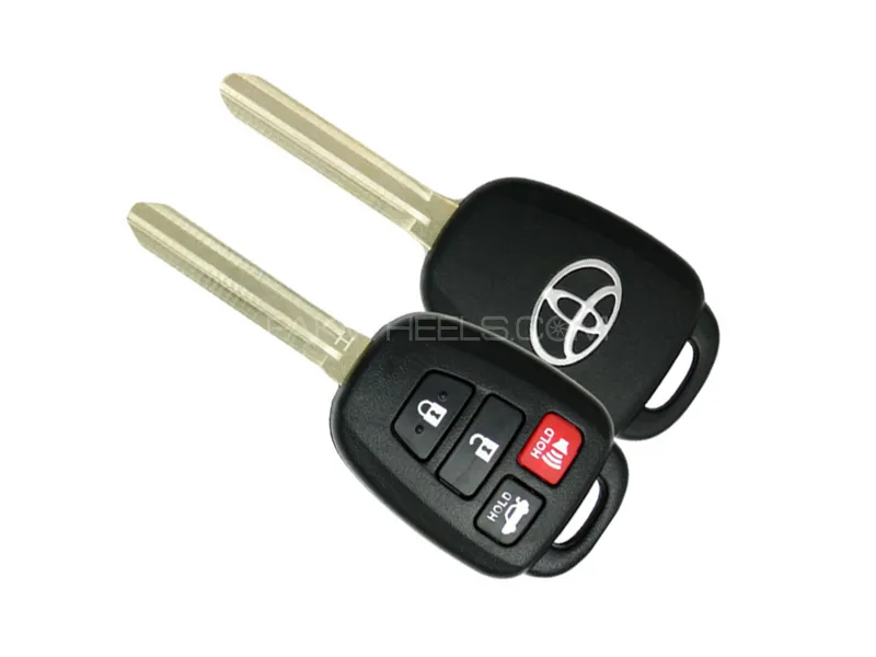 Replacement Key Shell Case Cover with 4 Buttons For Toyota Corolla 2014-2023 Image-1