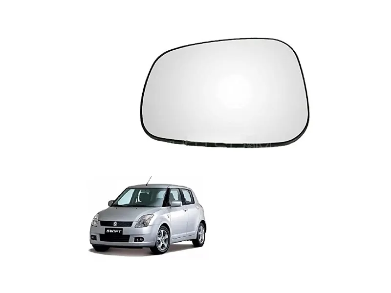 Suzuki Swift 2014-2021 Side Mirror Reflective Glass 1pc LH Image-1