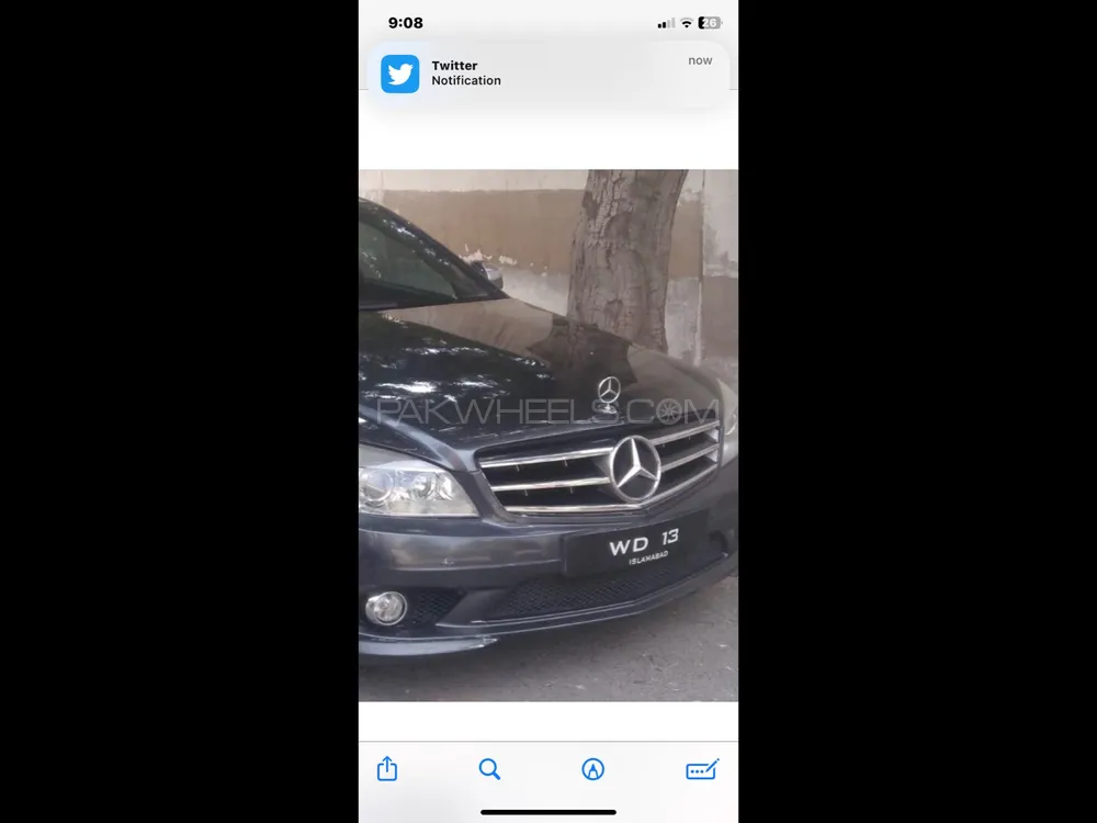 Mercedes Benz C Class 2007 for Sale in Peshawar Image-1