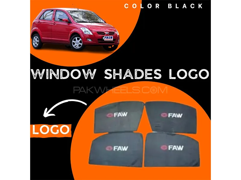 Faw V2 2013-2022 Car Door Logo Shades - 4 Pcs Image-1