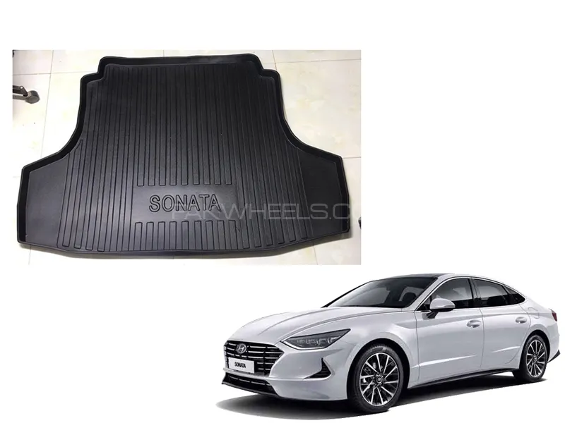 Hyundai Sonata Plastic Trunk Luxury Tray Mat Image-1