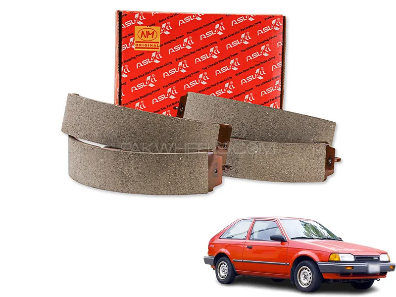 Mazda 323 89 ON Asuki Rear Brake Shoe   - 110 Image-1