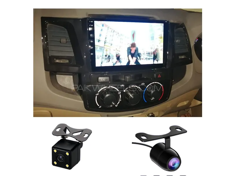 Toyota Vigo 2007 Android Screen Panel With Free 2 Cameras IPS Display 1-16 GB Image-1
