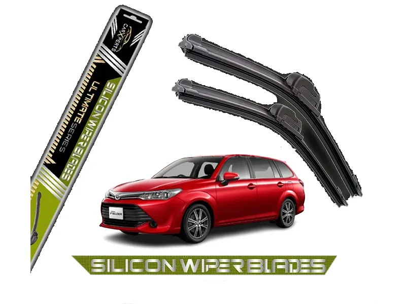 Toyota Fielder CarXperts Silicone Wiper Blades | Non Cracking | Graphite Coated | Flexible Image-1