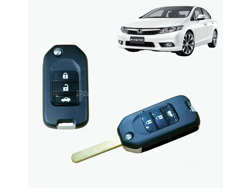 Replacement Key Shell Case Flip Key Conversion For Honda Civic 2015 Image-1
