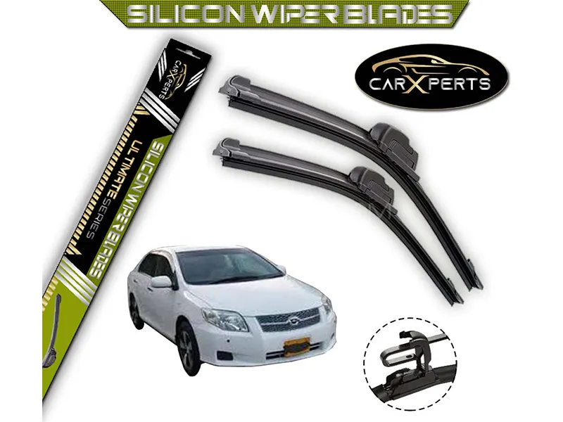 Toyota Axio 2007 - 2012 CarXperts Silicone Wiper Blades | Non Cracking | Graphite Coated | Flexible