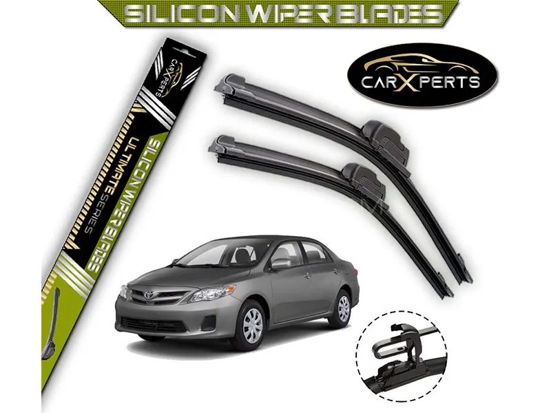 Toyota Corolla 2009 - 2013 CarXperts Silicone Wiper Blades | Non Cracking | Graphite Coated  Image-1
