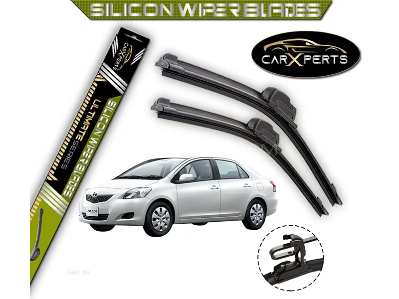 Toyota Belta CarXperts Silicone Wiper Blades | Non Cracking | Graphite Coated | Flexible