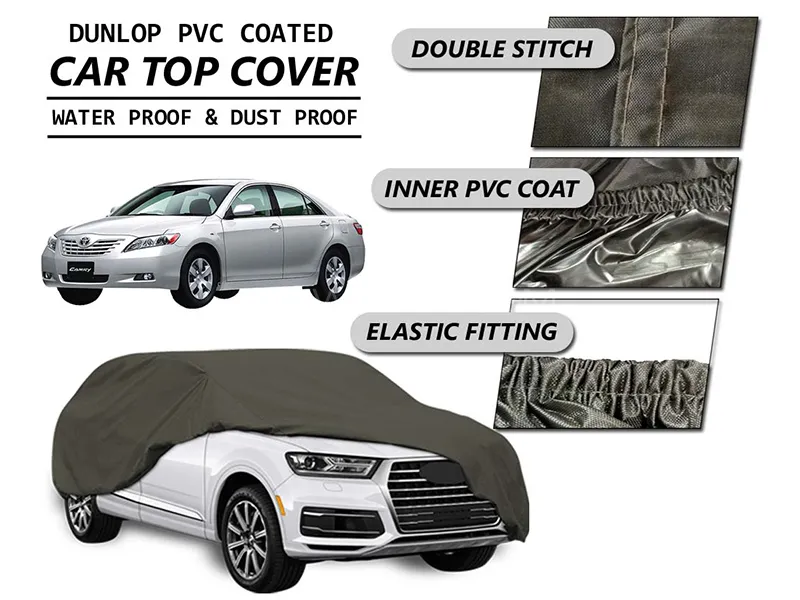Toyota Camry 2006-2011 Top Cover | DUNLOP PVC Coated | Double Stitched | Anti-Scratch Image-1