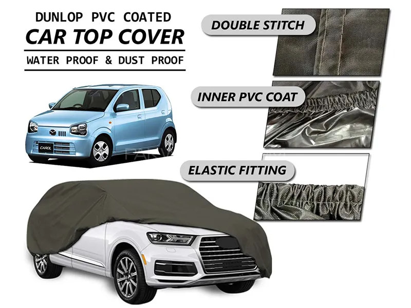 Mazda Carol 2014-2023 Top Cover | DUNLOP PVC Coated | Double Stitched | Anti-Scratch   Image-1