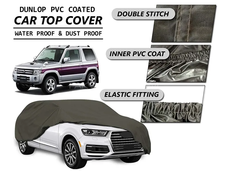 Mitsubishi Pajero Mini 1994-2012 Top Cover | DUNLOP PVC Coated | Double Stitched | Anti-Scratch   Image-1