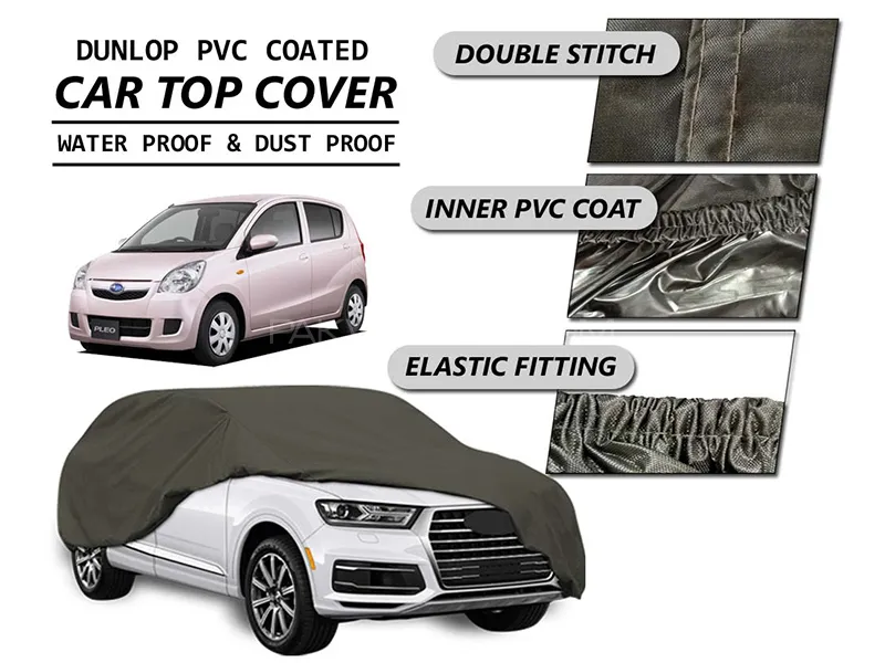 Subaru Pleo 2010-2014 Top Cover | DUNLOP PVC Coated | Double Stitched | Anti-Scratch   Image-1