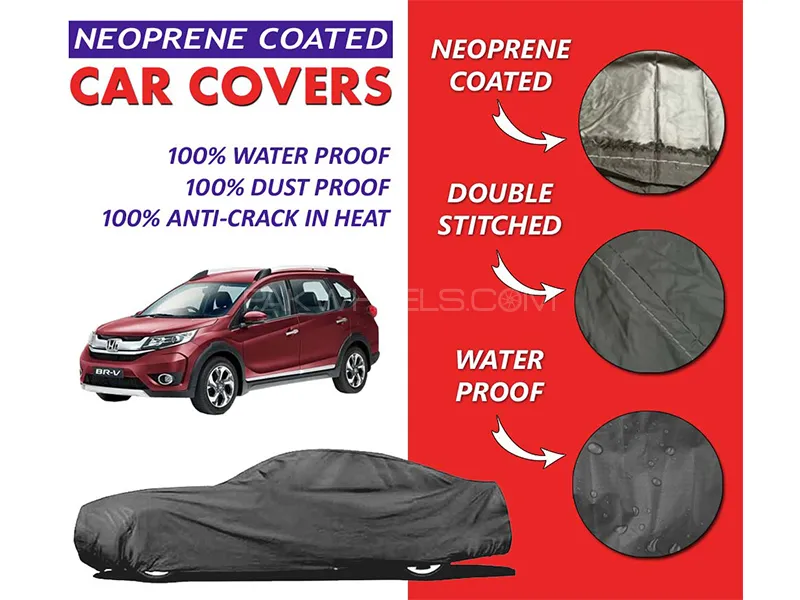 Honda BRV 2017-2023 Top Cover | Neoprene Coated Inside | Ultra Thin & Soft | Water Proof   Image-1