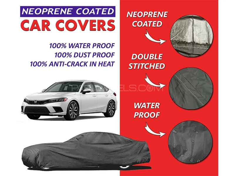 Honda Civic 2022 - 2023 Top Cover | Neoprene Coated Inside | Ultra Thin & Soft | Water Proof   Image-1