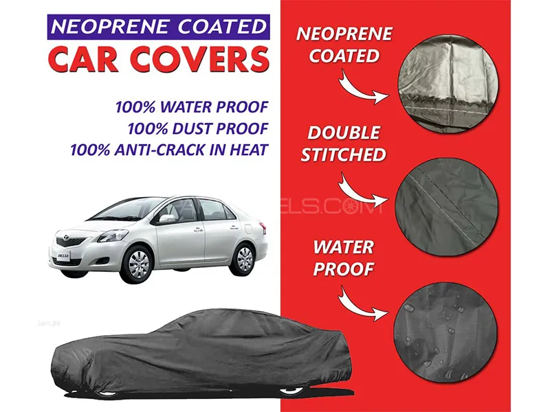 Toyota Belta 2005-2012 Top Cover | Neoprene Coated Inside | Ultra Thin & Soft | Water Proof  