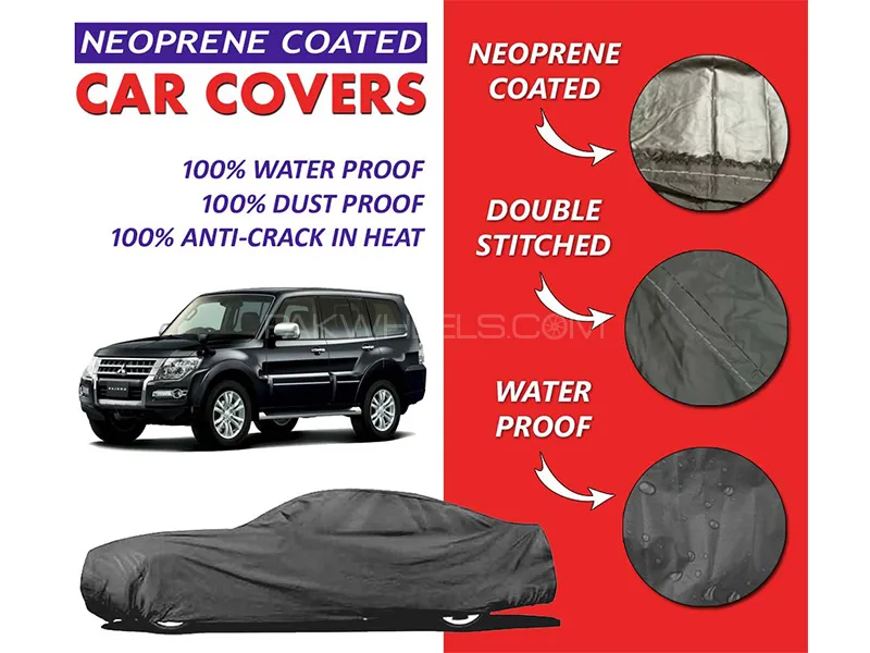 Mitsubishi Pajero 2006-2021 Top Cover | Neoprene Coated Inside | Ultra Thin & Soft | Water Proof  