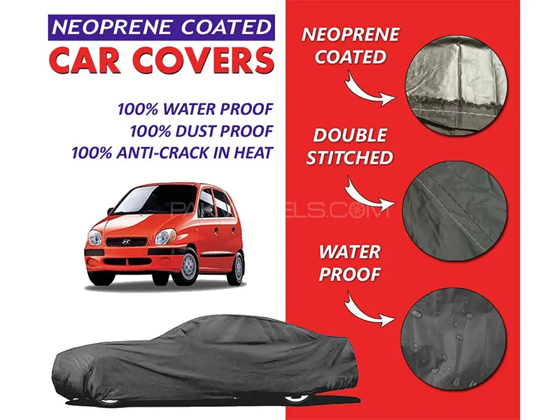 Hyundai SantroClub / Executive Top Cover | Neoprene Coated Inside | Ultra Thin & Soft | Water Proof  Image-1