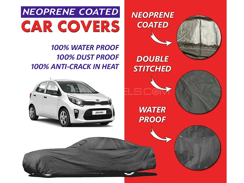 Kia Picanto 2019-2023 Top Cover | Neoprene Coated Inside | Ultra Thin & Soft | Water Proof   Image-1