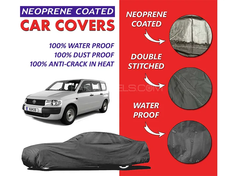 Toyota Probox 2002-2014 Top Cover | Neoprene Coated Inside | Ultra Thin & Soft | Water Proof  