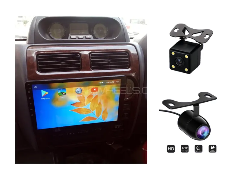 Toyota Prado 1996 Android Screen Panel With Free 2 Cameras IPS Display 2-32 GB Image-1