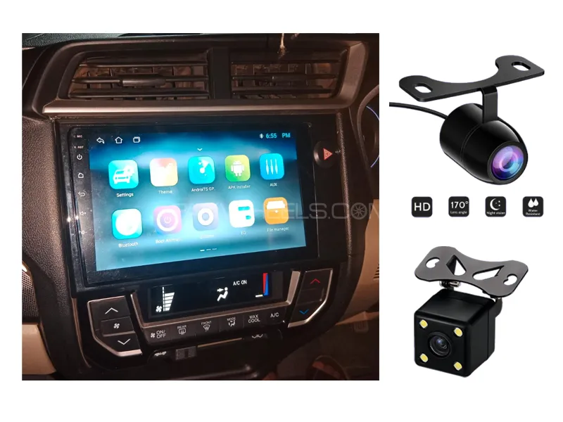 Honda BR-V Android Screen Panel With Free 2 Cameras IPS Display 9 inch 2-32 GB Image-1
