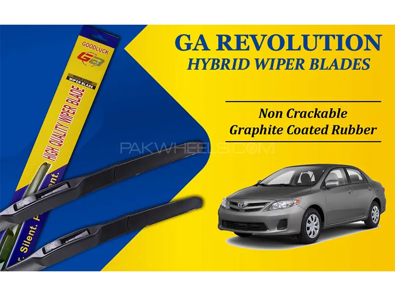 Toyota Corolla 2009 - 2013 GA Revolution Hybrid Wiper Blades | Non Cracking Graphite Coated Rubber
