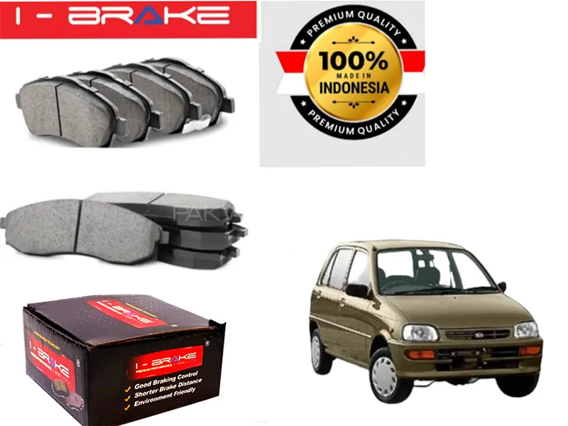 Daihatsu Cuore 2000-2012I-Brake Front Brake Pad Made In Indonesia | Premium Braking Image-1