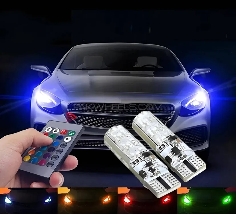 LED Remote Control Car Parking Light Bulbs Image-1