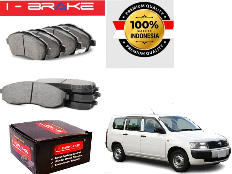 Toyota Probox 2002-2014 I-Brake Front Brake Pad Made In Indonesia | Premium Braking Image-1