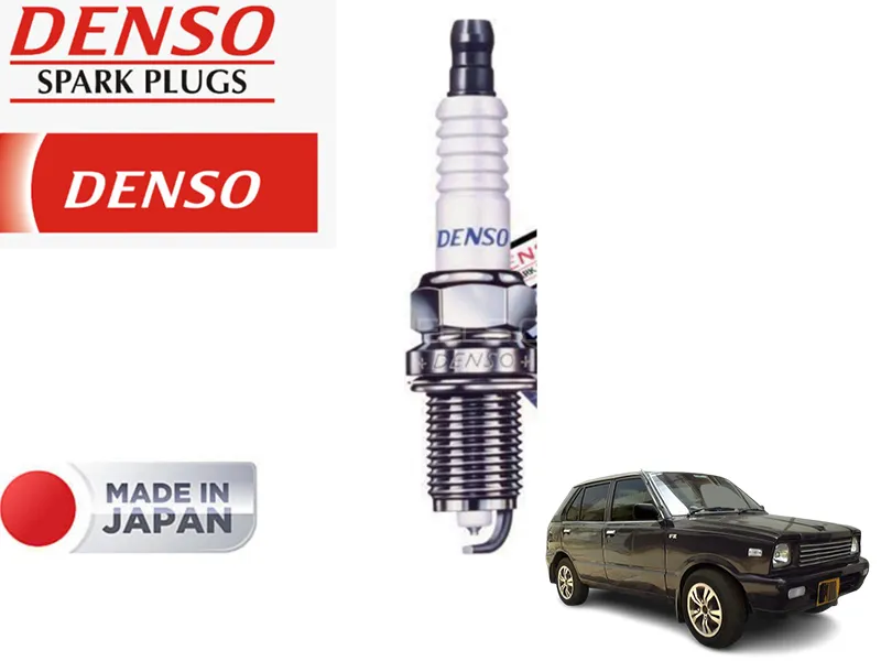 Suzuki FX 1980-1988 Spark Plug Platinum Tip Denso - Made In Japan - For Better Fuel Economy - 3pcs