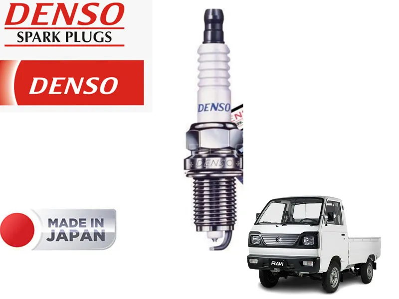 Suzuki Ravi 1995-2023 Spark Plug Platinum Tip Denso - Made In Japan - For Better Fuel Economy - 3pcs Image-1