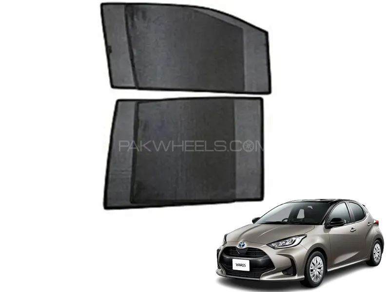 Toyota Yaris Japanese Sunshades | Car Door Shades Image-1