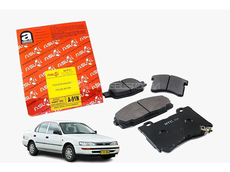 Toyota EE-100 Asuki Red Front Disc Pad - A-77N Image-1