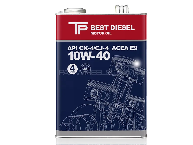 TP Oil Super Fully Synthetic 10W-40 SL, CF - 4L Image-1