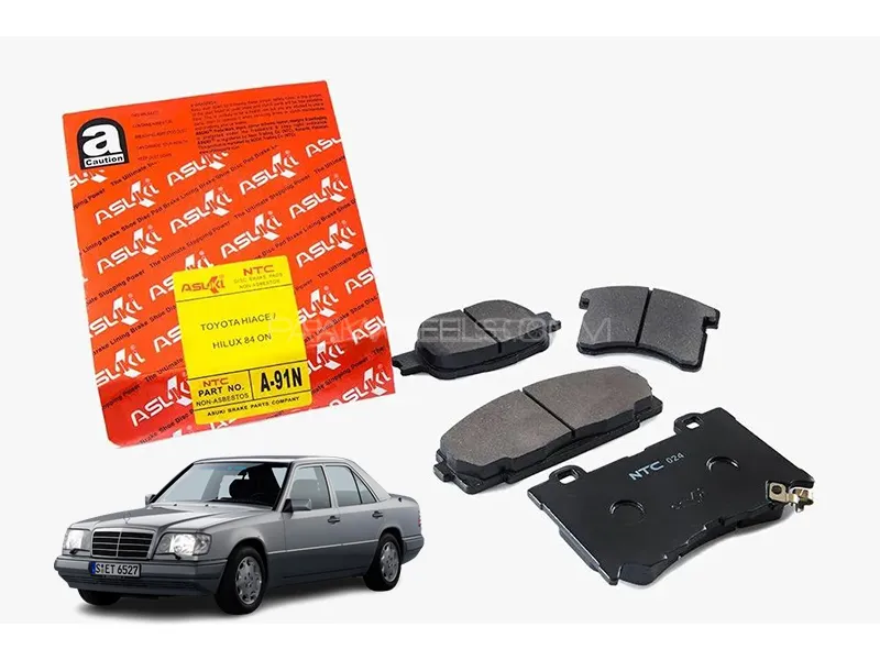 Mercedes E200 1984-1996 Asuki Red Front Disc Pad - E-0014N