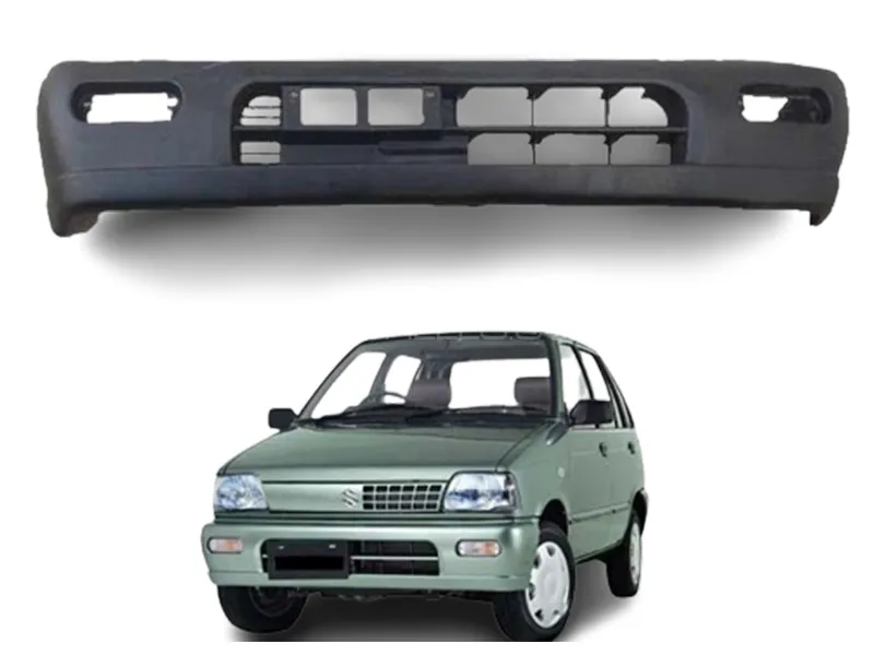 Suzuki Mehran 2012-2019 AKD Front Bumper | Black  Image-1