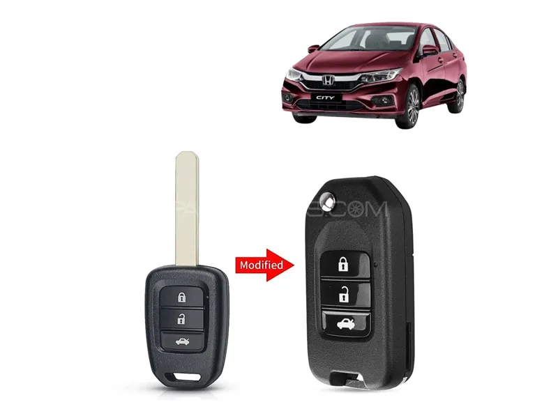 Honda City 2019-2023 Flip Knife Key Blank Key Flip Remote Key