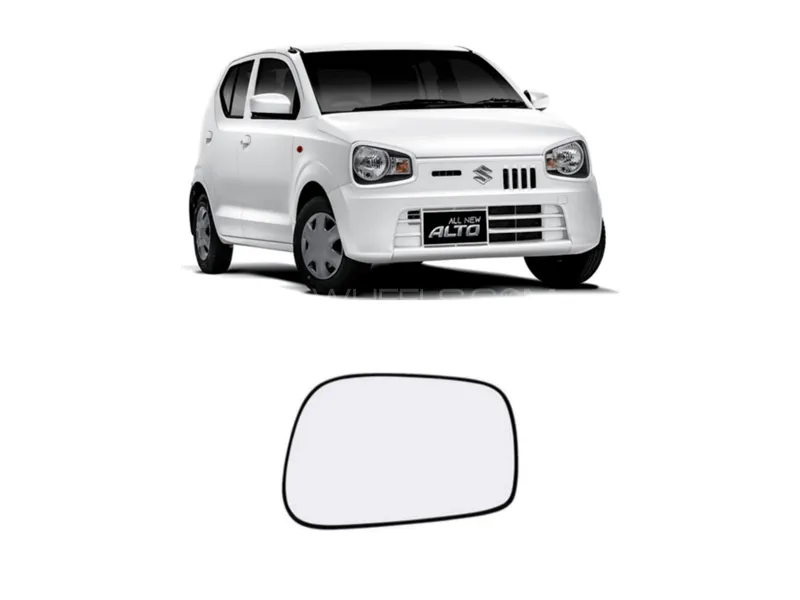 Suzuki Alto 2017-2023 VXL Side Mirror Reflective Glass Plate RH Image-1